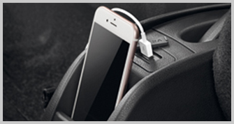 Handphone Slot and USB Port (Rear Console)