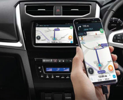Multimedia System with
Navigation and ‘Smart Link’
(For Android Only)*