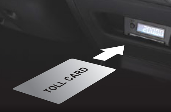 Built-in Toll Reader